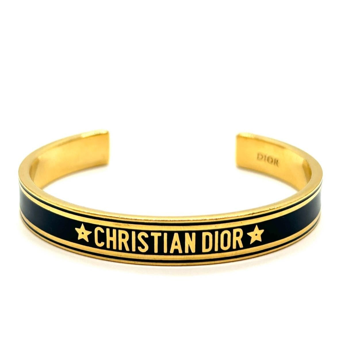 Christian Dior クリスチャン・ディオール Dior CODE バングル ゴールド ネイビー ディオール アクセサリー ブレスレット