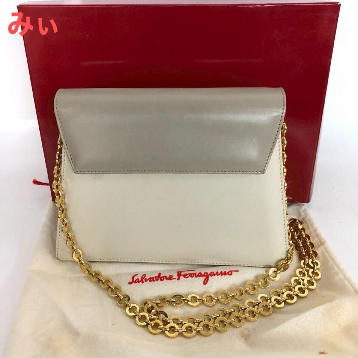 Salvatore Ferragamo サルヴァトーレ フェラガモ チェーンショルダーバッグ レディース ブランド ヴァラリボン 斜め掛け クロスボディ 金具