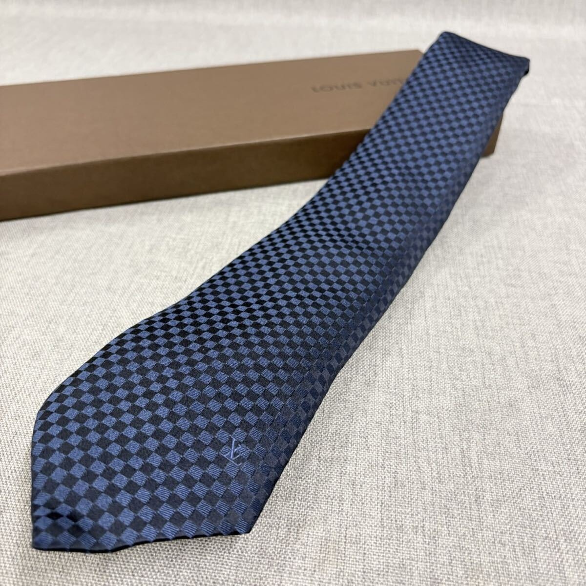 A (未使用に近い)】極美品 LOUIS VUITTON ルイヴィトン ダミエ シルク