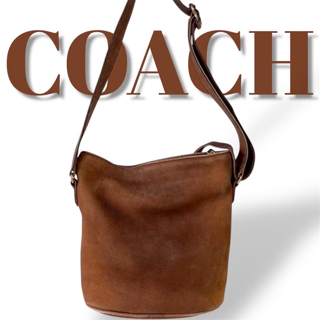 B (目立った傷や汚れなし)】COACH オールドコーチ ショルダーバッグ