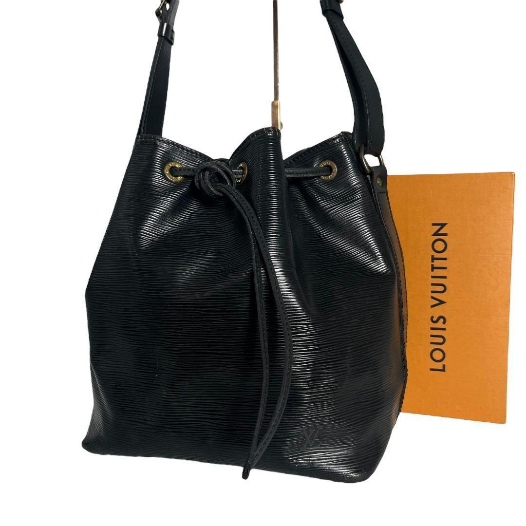 【正規品】ルイヴィトン　LOUIS VUITTON　エピ　プチノエ　ショルダーバッグ　ハンドバッグ　黒　ブラック　ノワール　