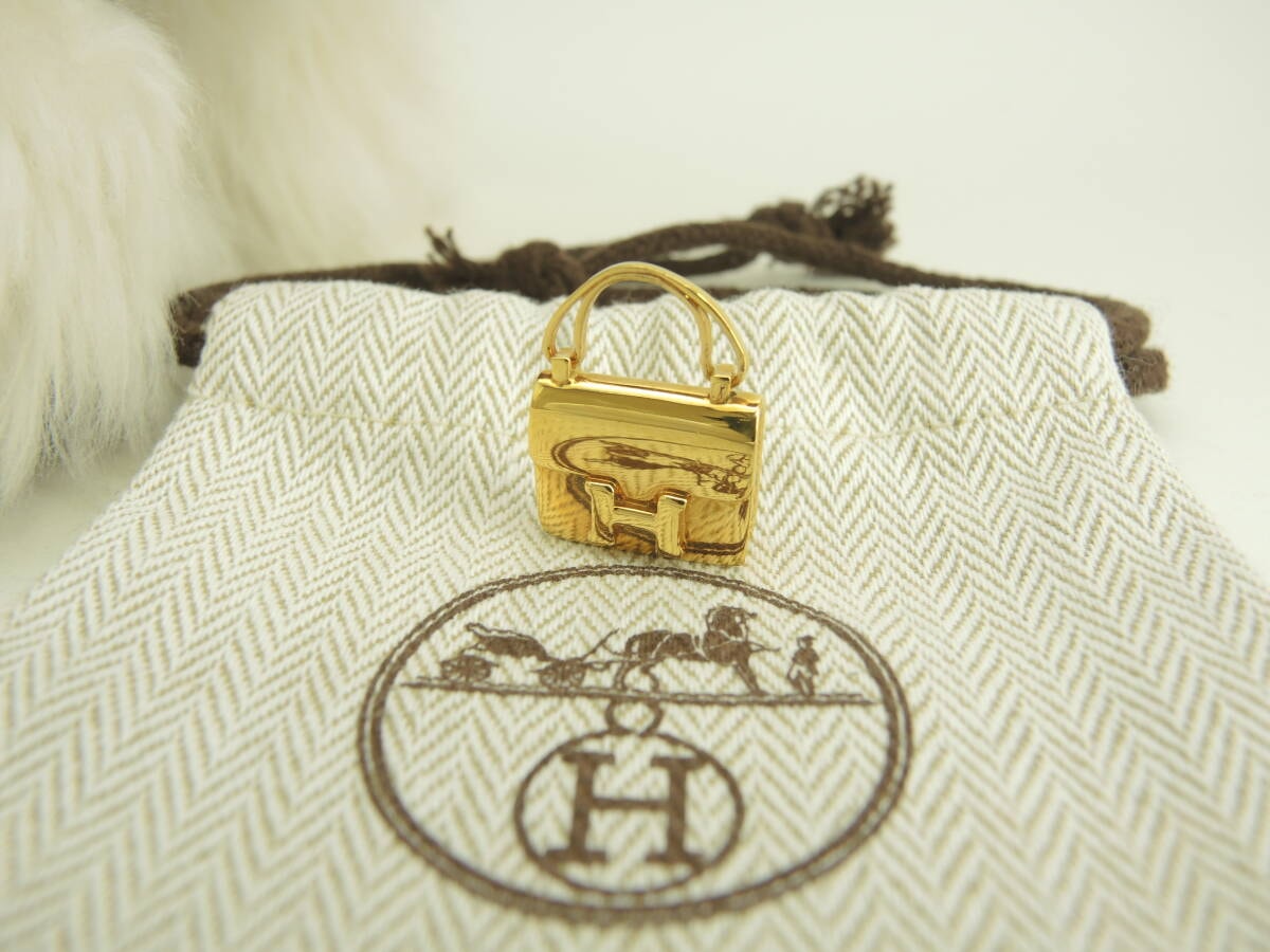 エルメス ペンダントトップ コンスタンス ゴールド ネックレス チョーカー 美品@ 4