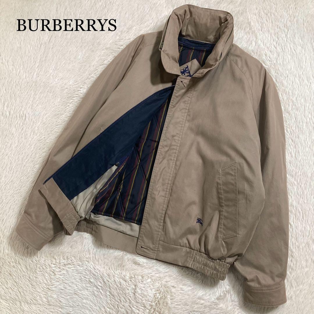 美品 BURBERRY バーバリーズ スタンドネックジャケット 2WAY ホースロゴ コットン
