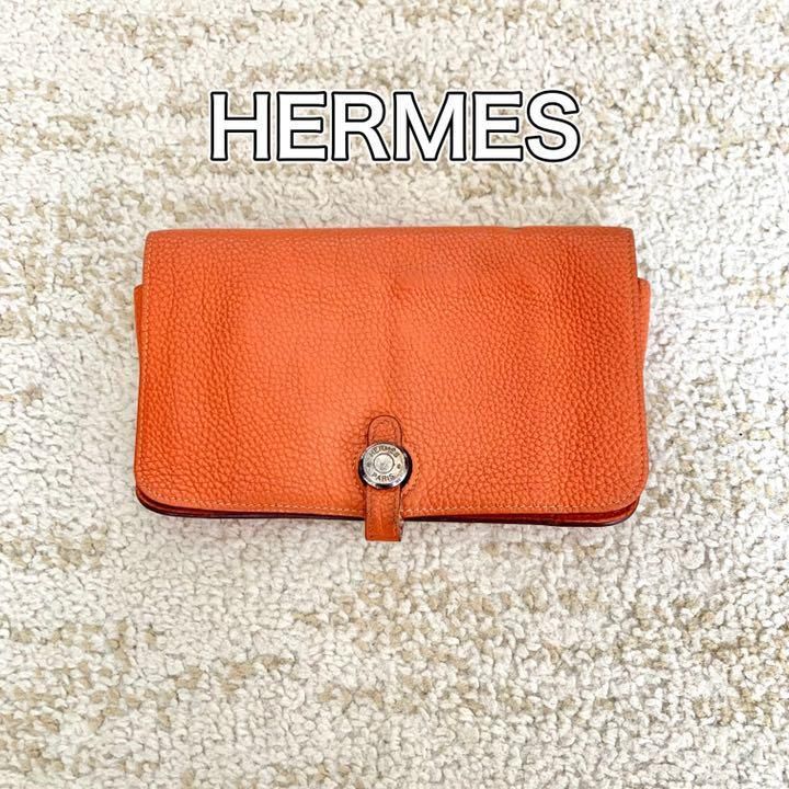エルメス トリヨンクレマンス ドゴン GM 財布 HERMES