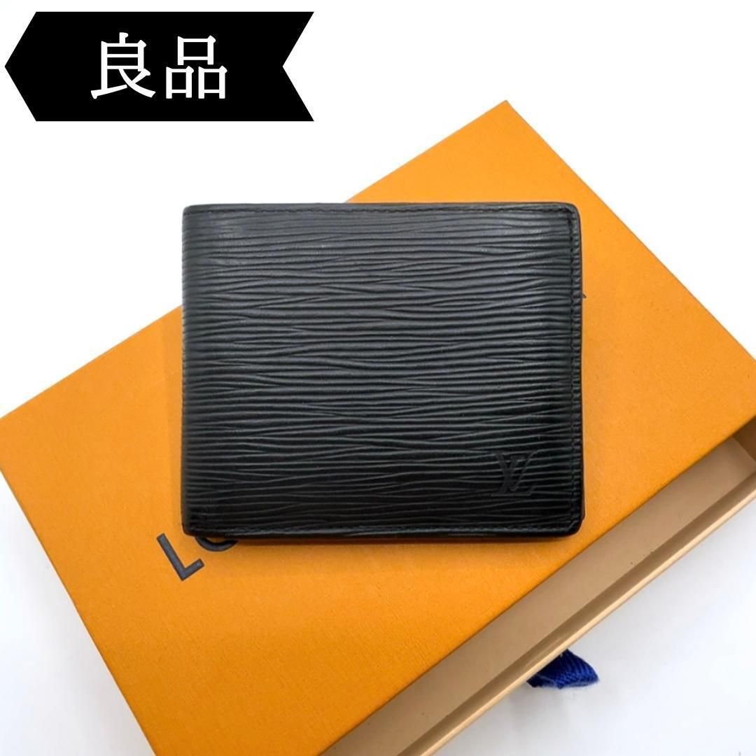 ◇ルイヴィトン◇エピ/ポルトフォイユ/マルコブラック/二つ折り財布/M62289