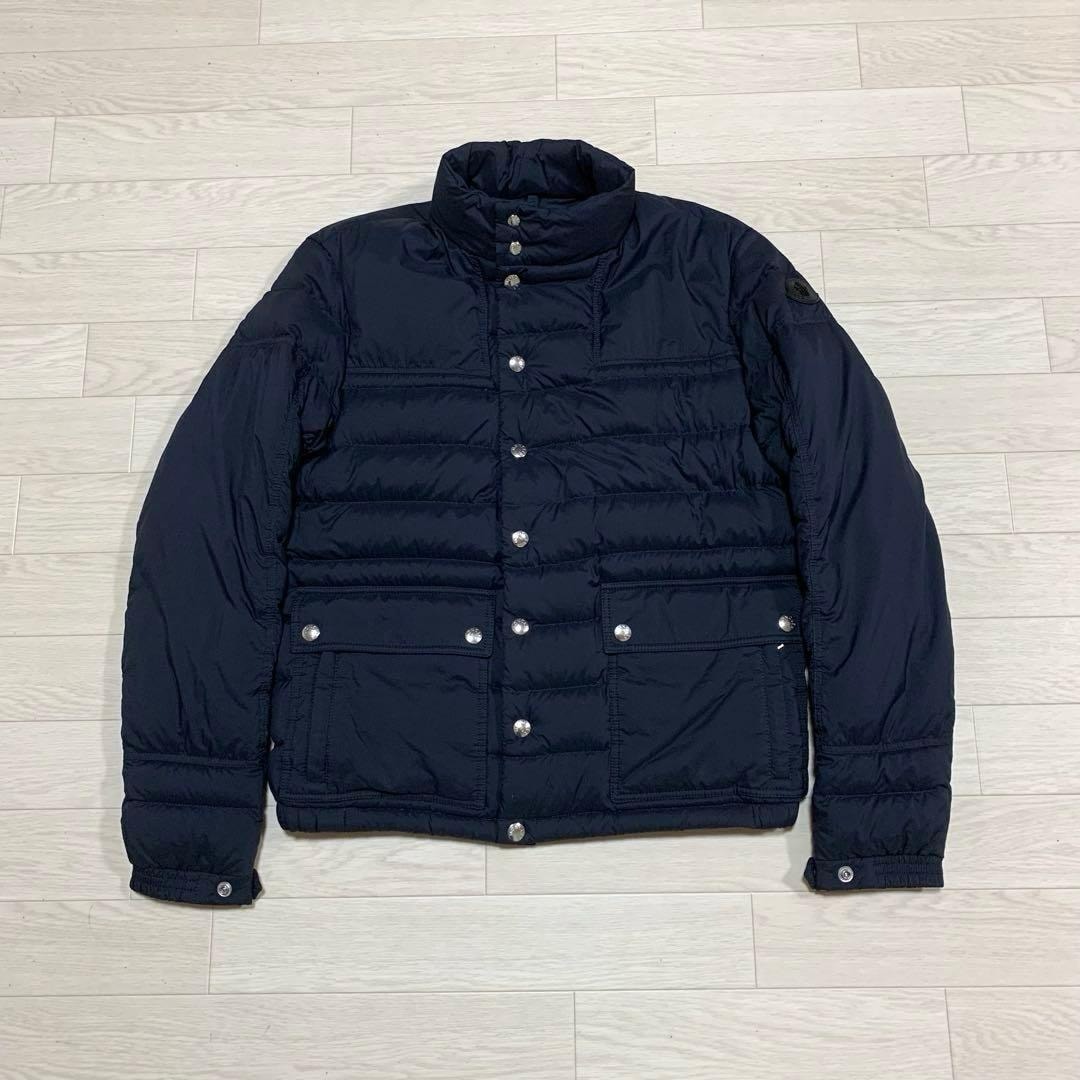 極美品MONCLER BOUTMY ネイビー　1 ダウンジャケット 4D195