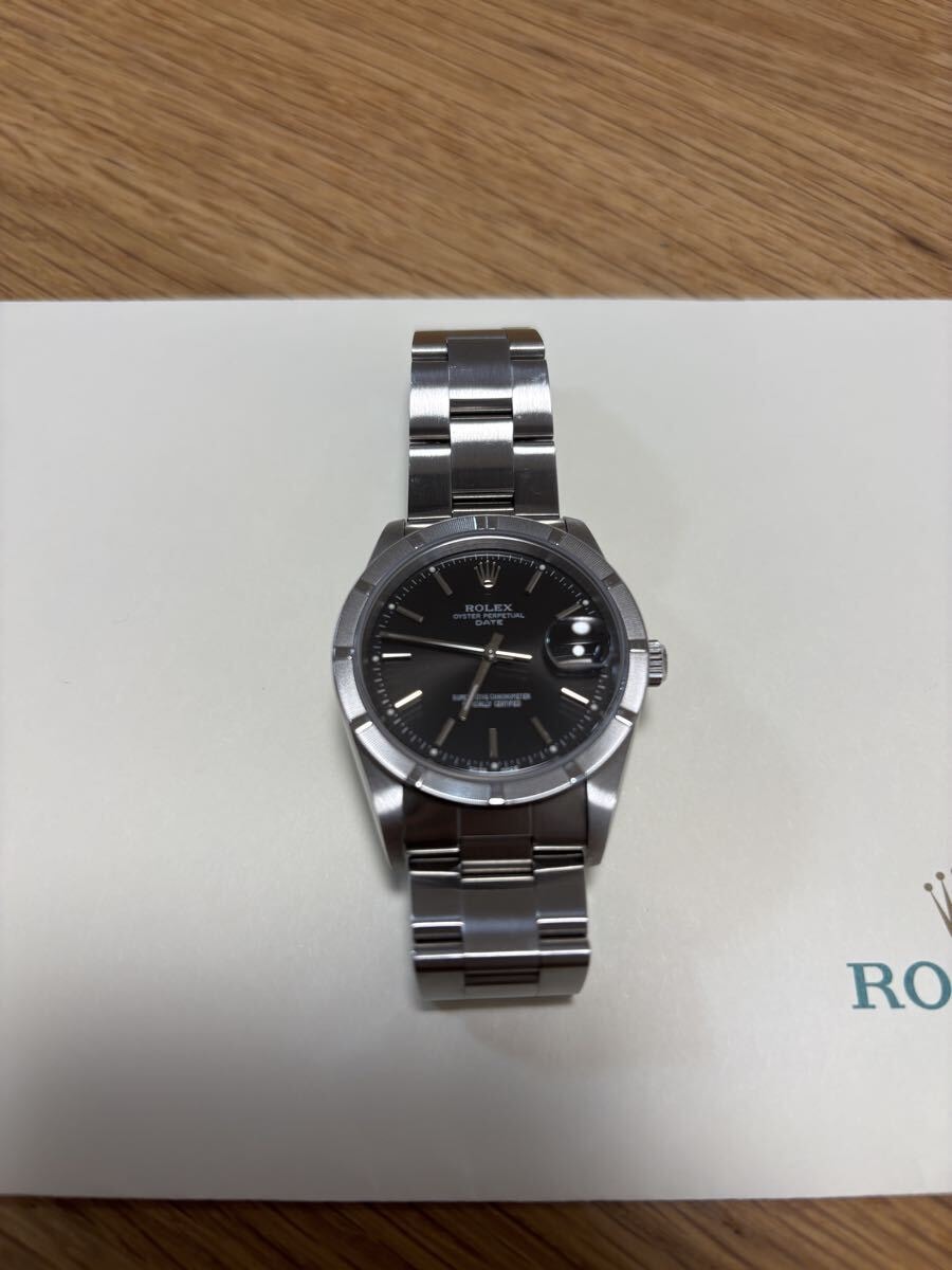 ロレックス オイスターパーペチュアルデイト　15210 Z番末期モデル　検)15200