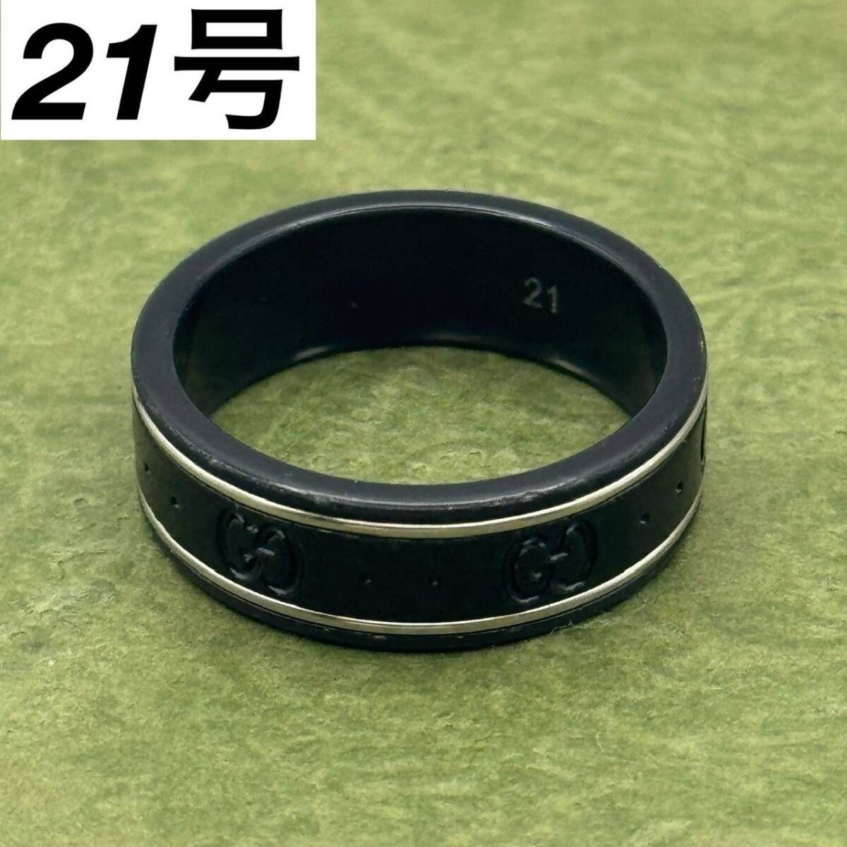C (やや傷や汚れあり)】【21号】GUCCI アイコンリング AU750 