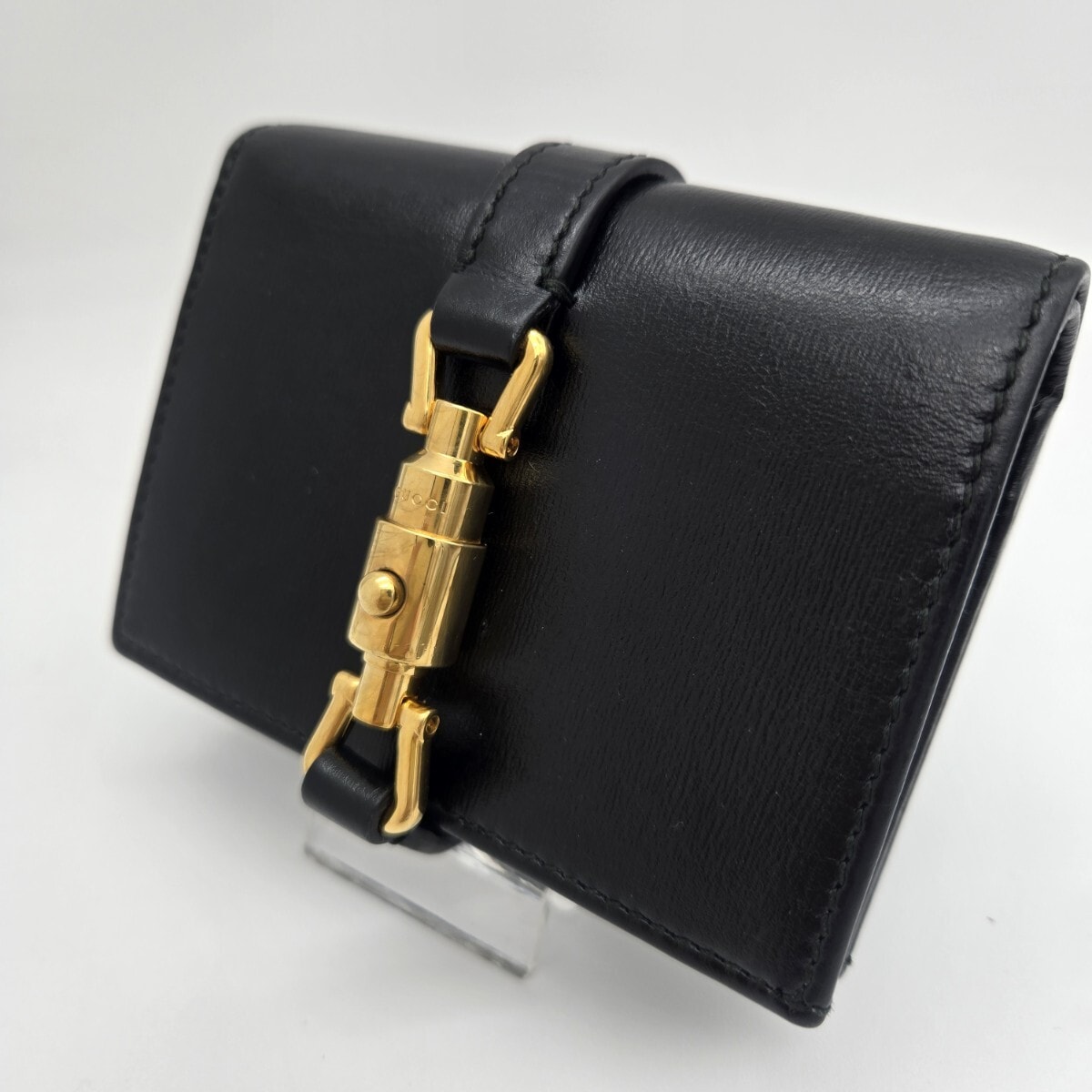 【6db1940-k】グッチ 財布 GGキャンバス インターロッキングG 181594 キャンバス ブラウン ゴールド金具【中古】レディース C (やや傷や汚れあり)】【6db1940-k】グッチ 財布 GGキャンバス