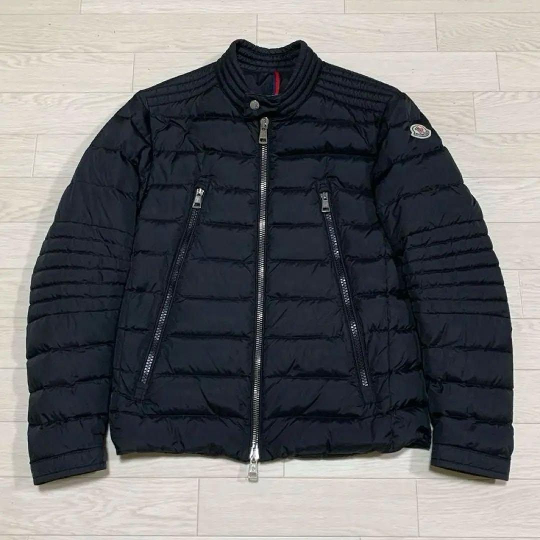 超人気ライダース★ モンクレール　アミオット　0ダウンジャケット 4D218