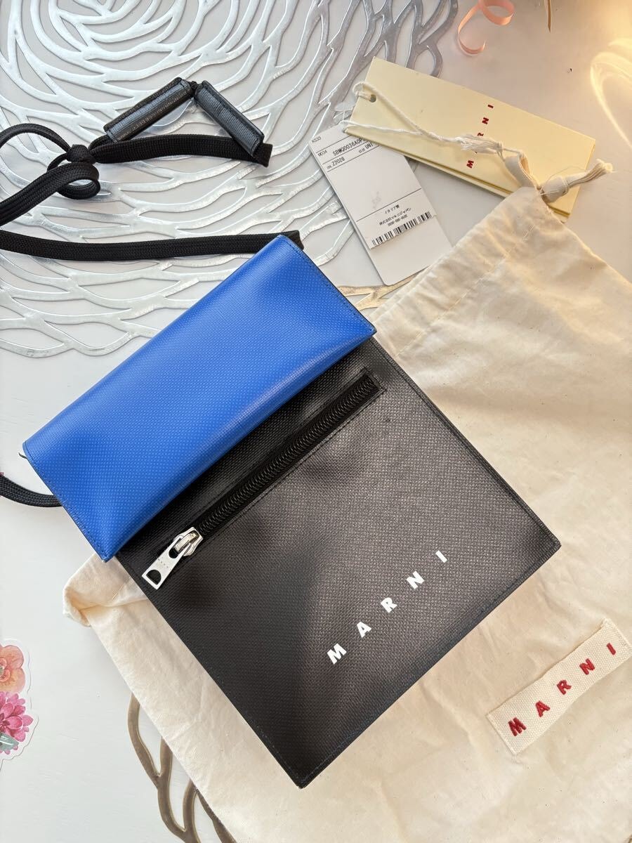 MARNI ショルダーバッグ PVC バイカラー
