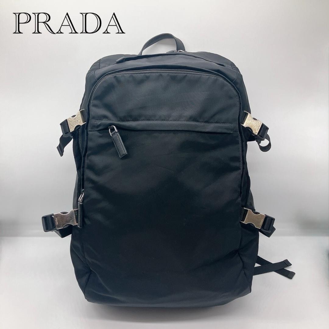 B (目立った傷や汚れなし)】プラダ 2VZ022 テスートナイロン リュック