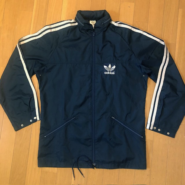 レア 80s adidas アディダス ウィンドブレーカー トレフォイル ロゴ 70s 90s RUNDMC トラック