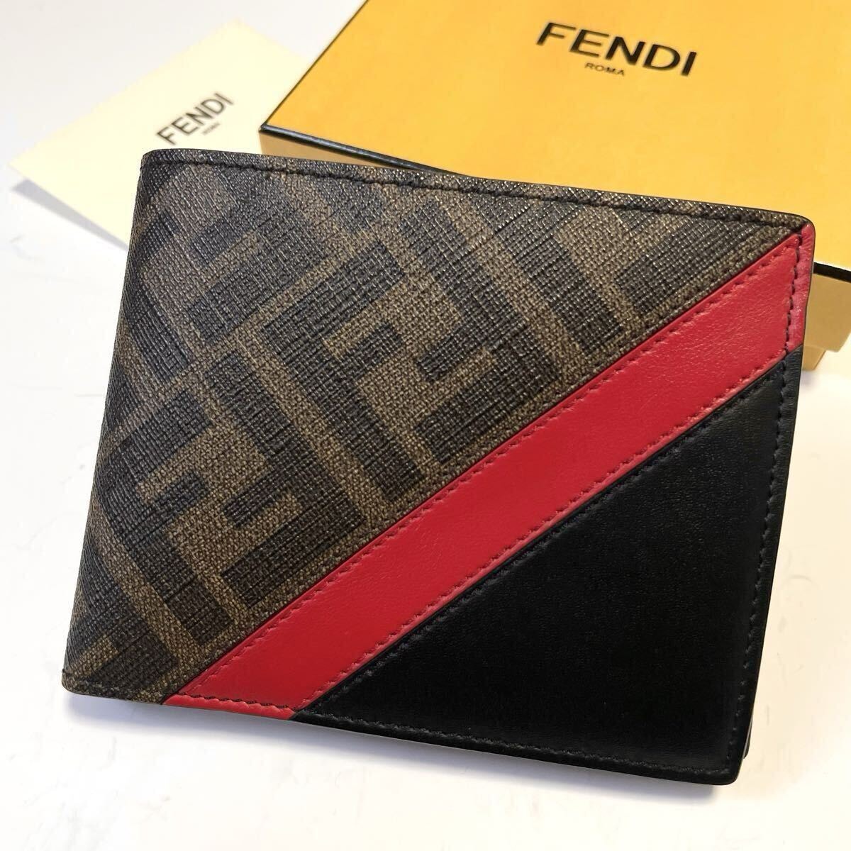 A (未使用に近い)】フェンディ 財布 FENDI 長財布 8M0024 ZUCCA/ズッカ