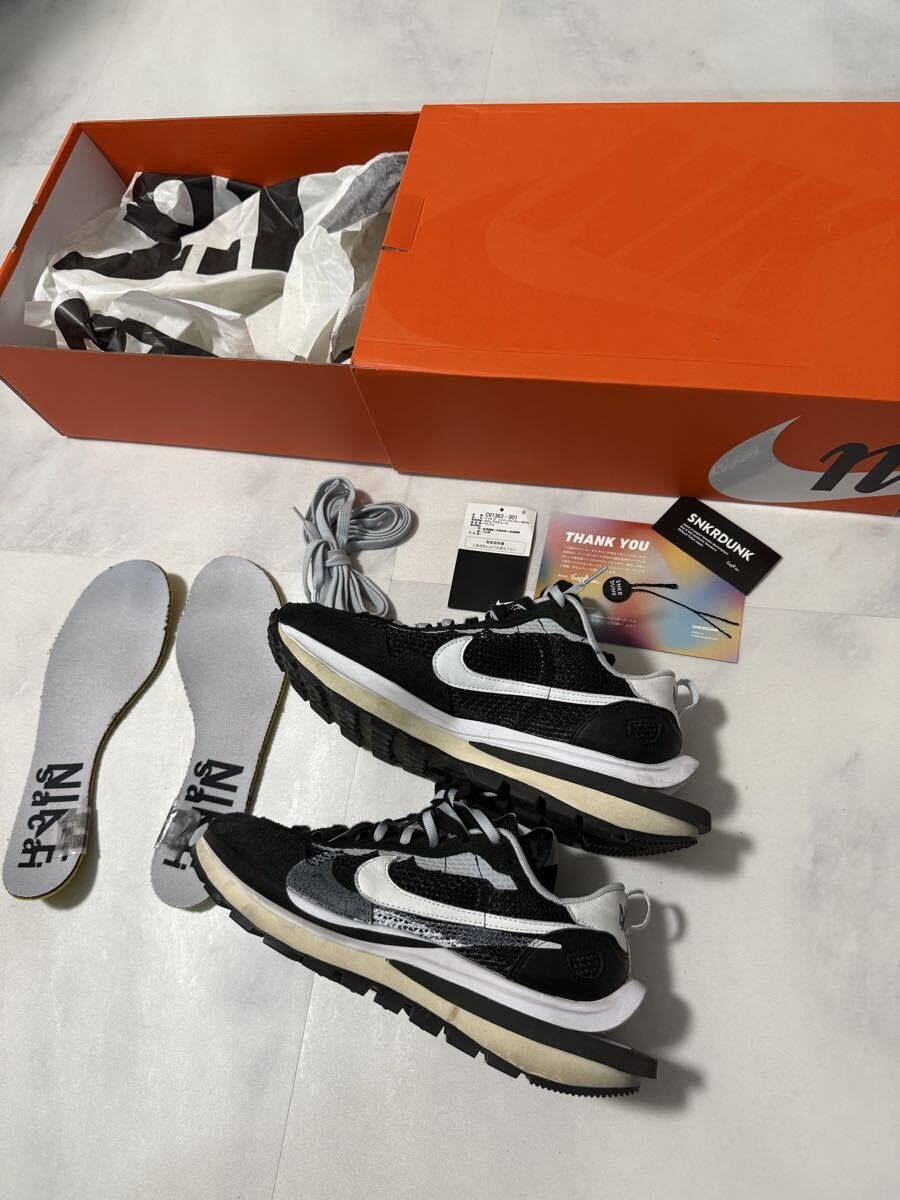 サカイ × ナイキ ヴェイパー ワッフル "ブラックアンドホワイト"