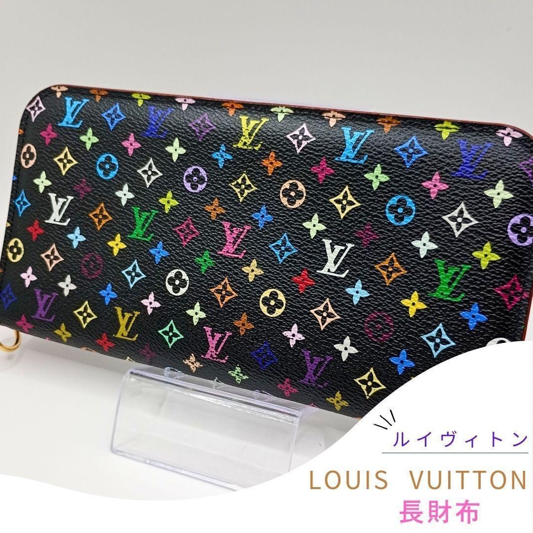 ルイヴィトンモノグラムマルチカラー ポルトフォイユ アンソリッド 財布
