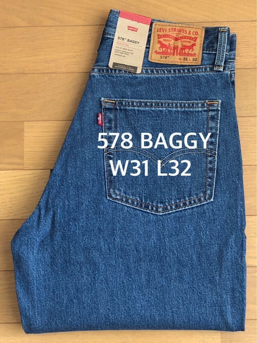 Levi's 578 BAGGY MIDBLUE W31 L32