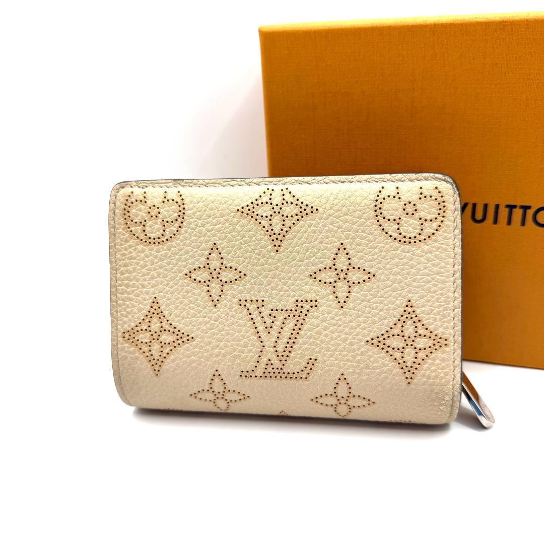 ルイヴィトン ポルトフォイユクレア マヒナ コキーユ 二つ折り財布【日本限定色】RFID反応あり　コンパクト財布　モノグラム