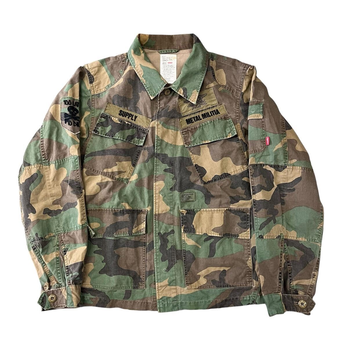 Supreme × WTAPS/迷彩/ジャングルファティーグ/ミリタリージャケット/シュプリーム/ダブルタップス