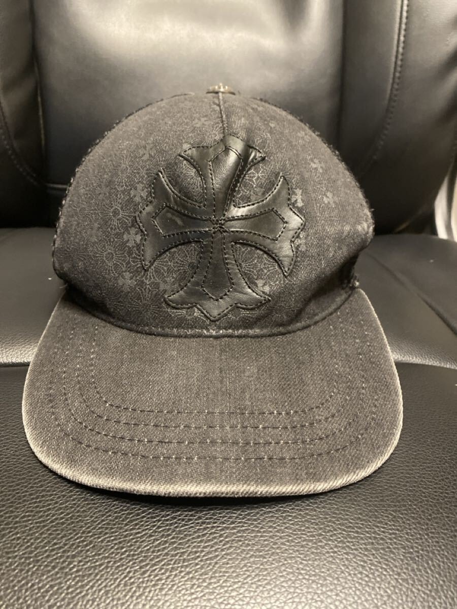 D (傷や汚れあり)】クロムハーツ デニムフロント CHプラスパッチ