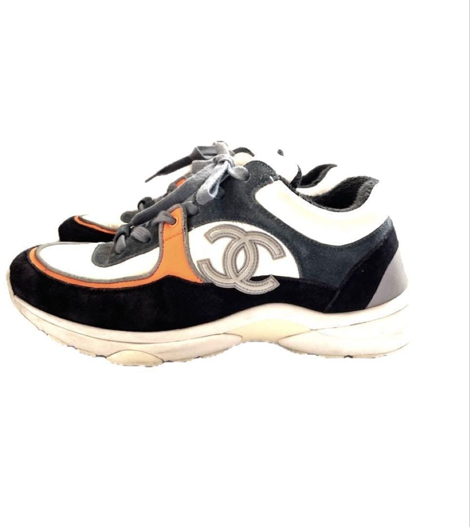シャネルCHANEL　ナイロンスニーカー　サイズ38