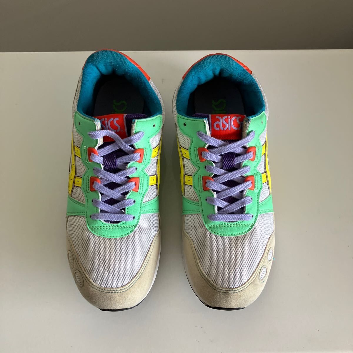 27.5 cm ASICS SportStyle GEL-LYTE &#34;DAY LYTE PACK&#34; WHITE/LEMON SPARK アシックス ゲルライト デイライト マルチカラー 1201A433