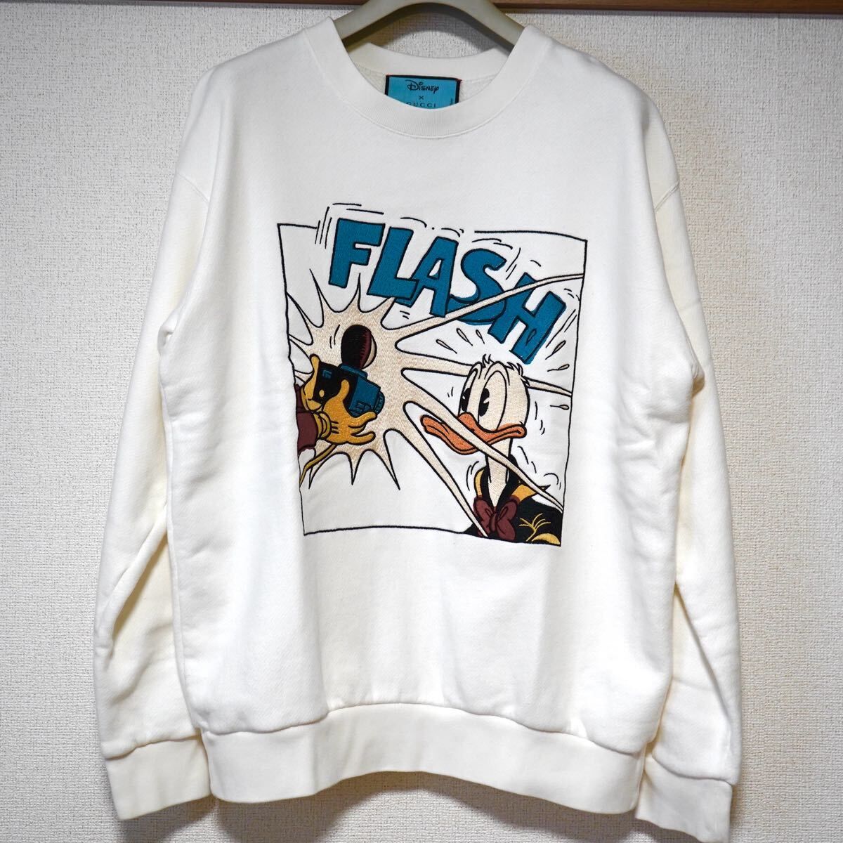 GUCCI ドナルドダック　FLASH スウェット　XS SNKRDUNK正規品 GUCCI ドナルドダックFLASH スウェットXS SNKRDUNK正規品