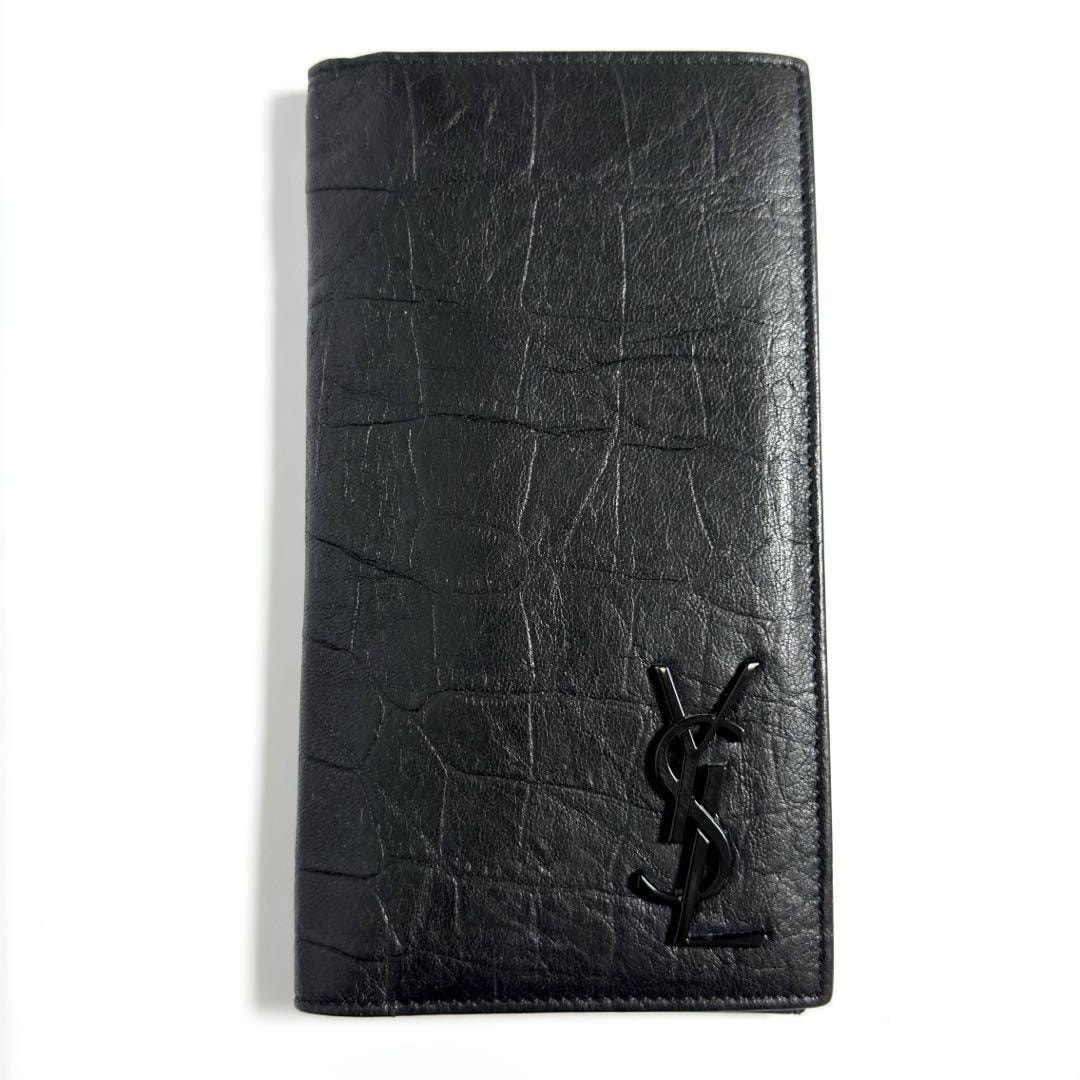 【美品】　サンローランパリ　メンズ　長財布 コンチネンタルウォレット カサンドラ