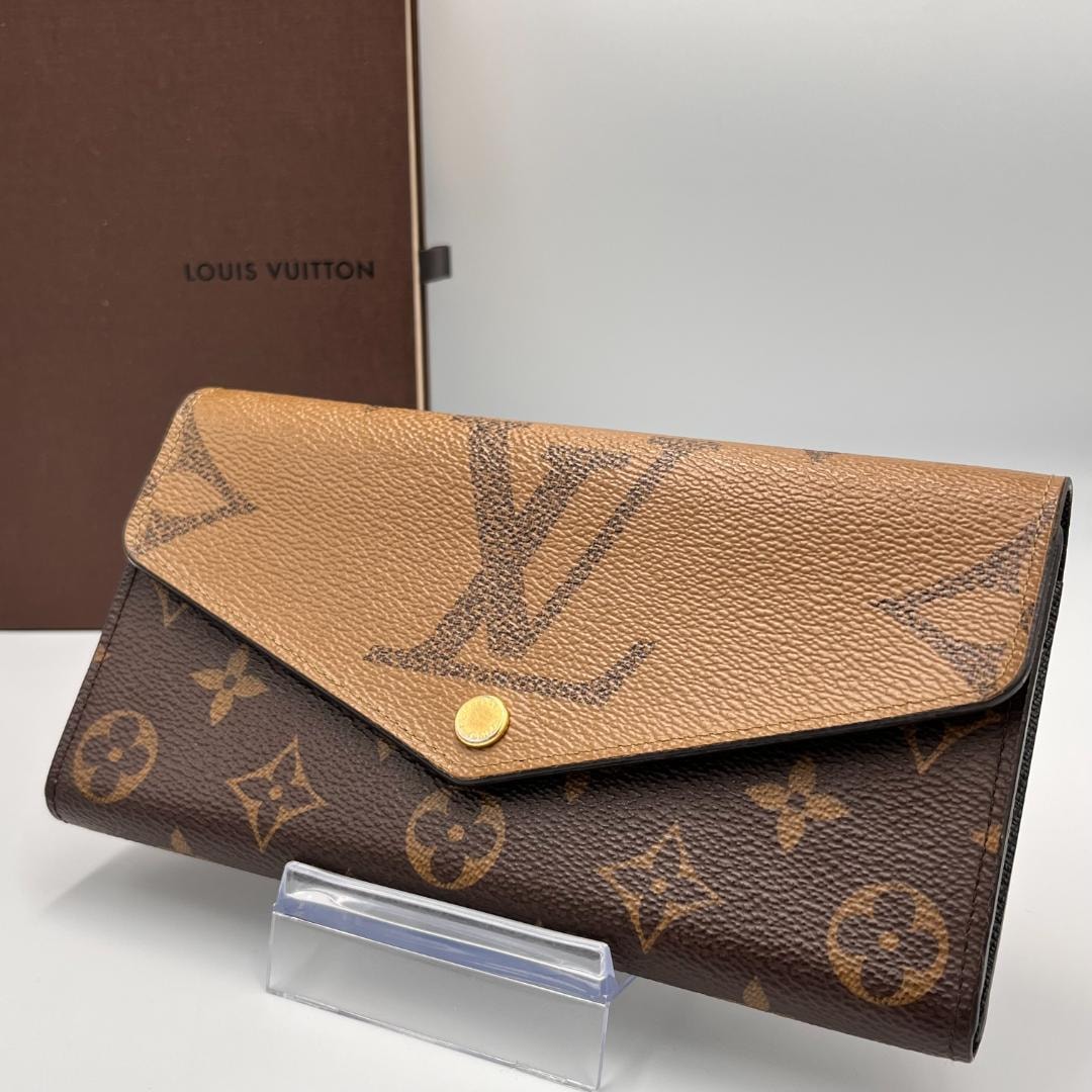 LOUIS VUITTON ルイヴィトン モノグラム ジャイアントリバース ポルトフォイユサラ n