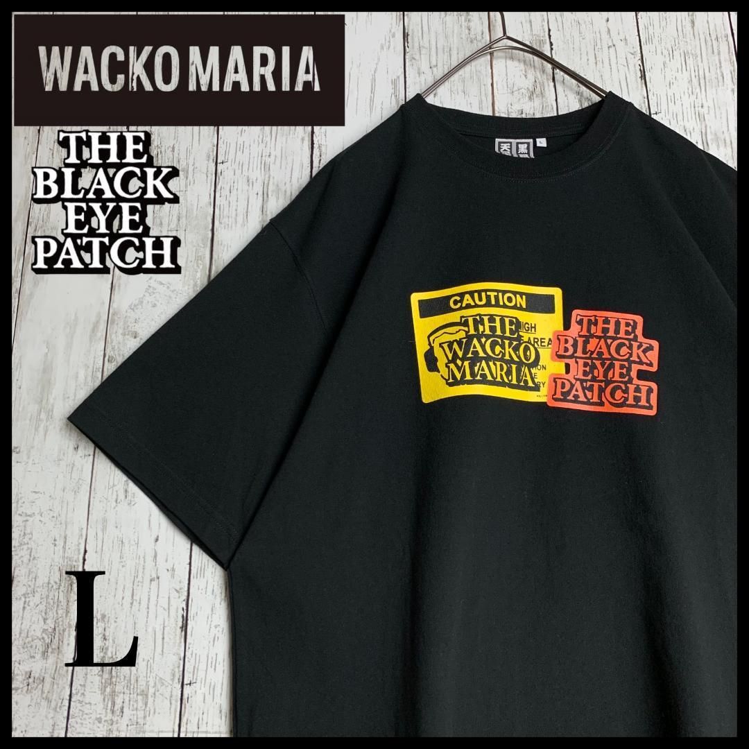【極美品】ワコマリア×ブラックイアパッチ☆限定コラボ入手困難Tシャツ/2690