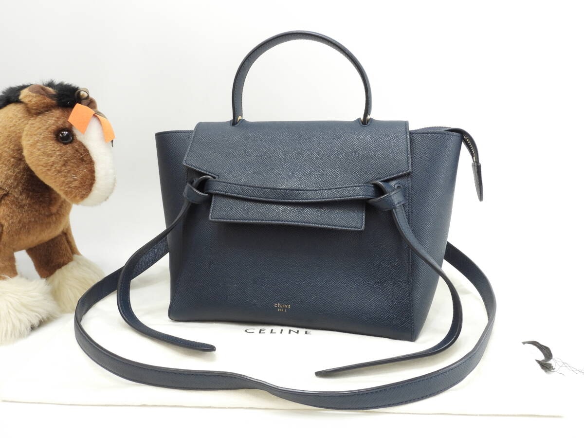 D (傷や汚れあり)】セリーヌ CELINE ブギーバッグ Cマカダム