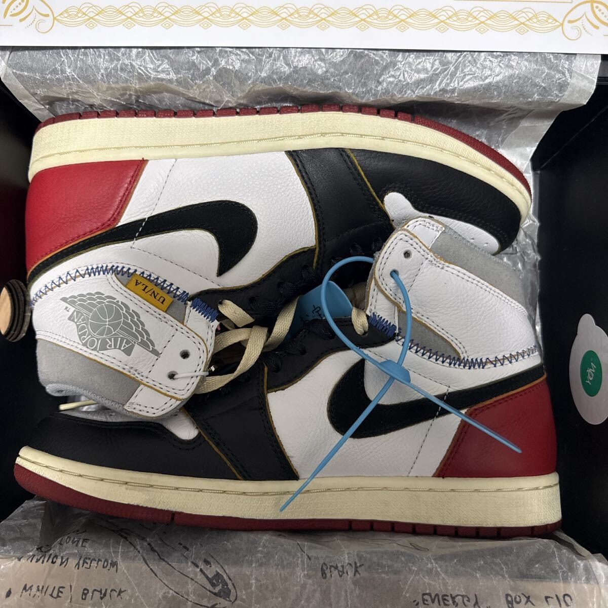 ユニオン × ナイキ エアジョーダン1 レトロ ハイ OG "シカゴ/シャドウ"
