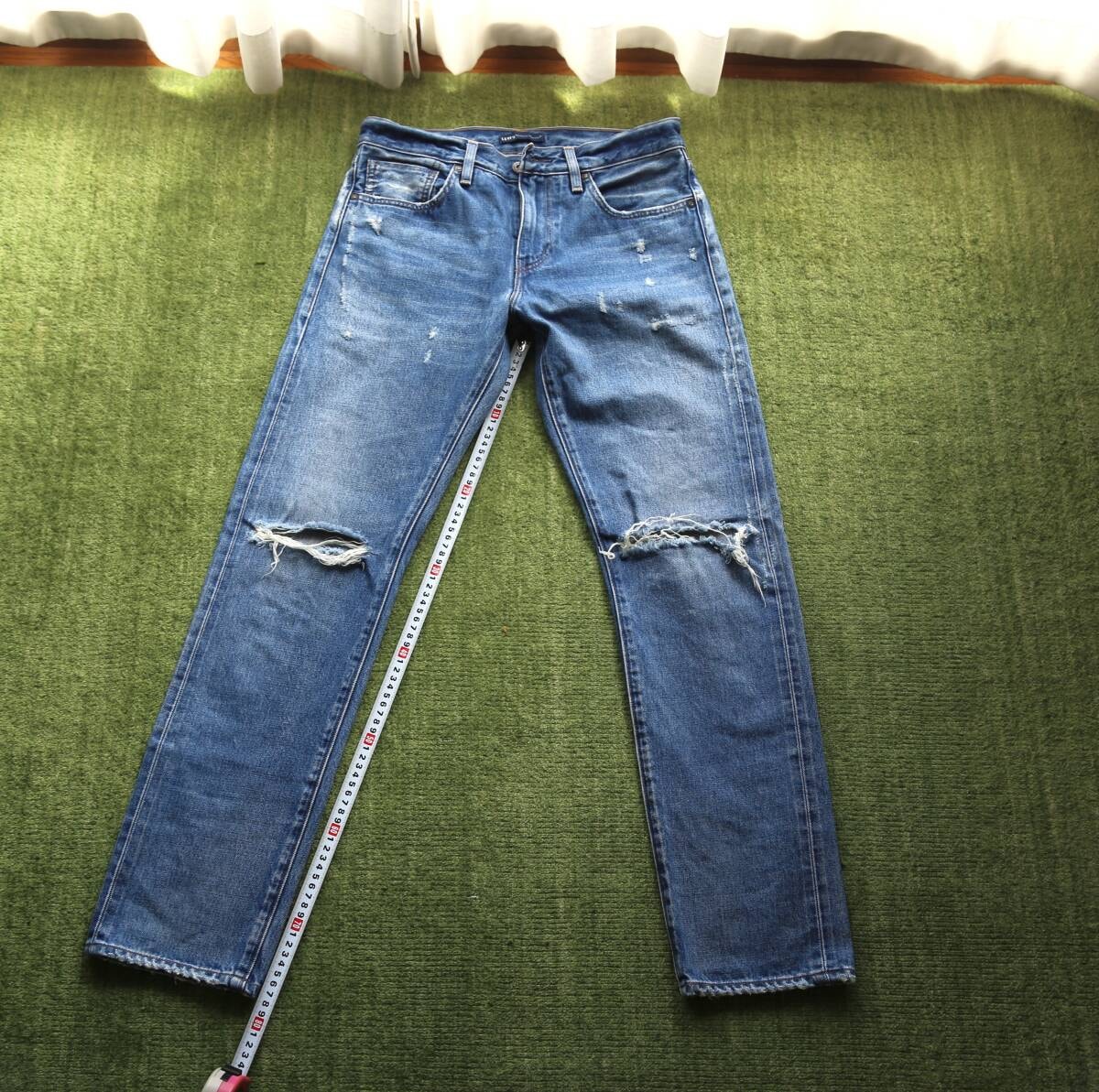 【中古】Levi's made & crafted 511 W32 L32 日本製 綿100％
