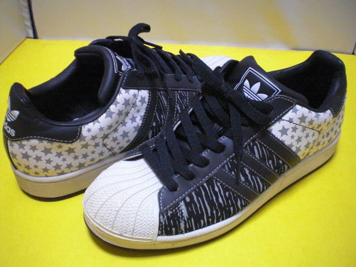 【割引】adidas アディダス★SUPERSTARⅡ スーパースターⅡ★ホワイト＆ブラックツートン★27.5センチ