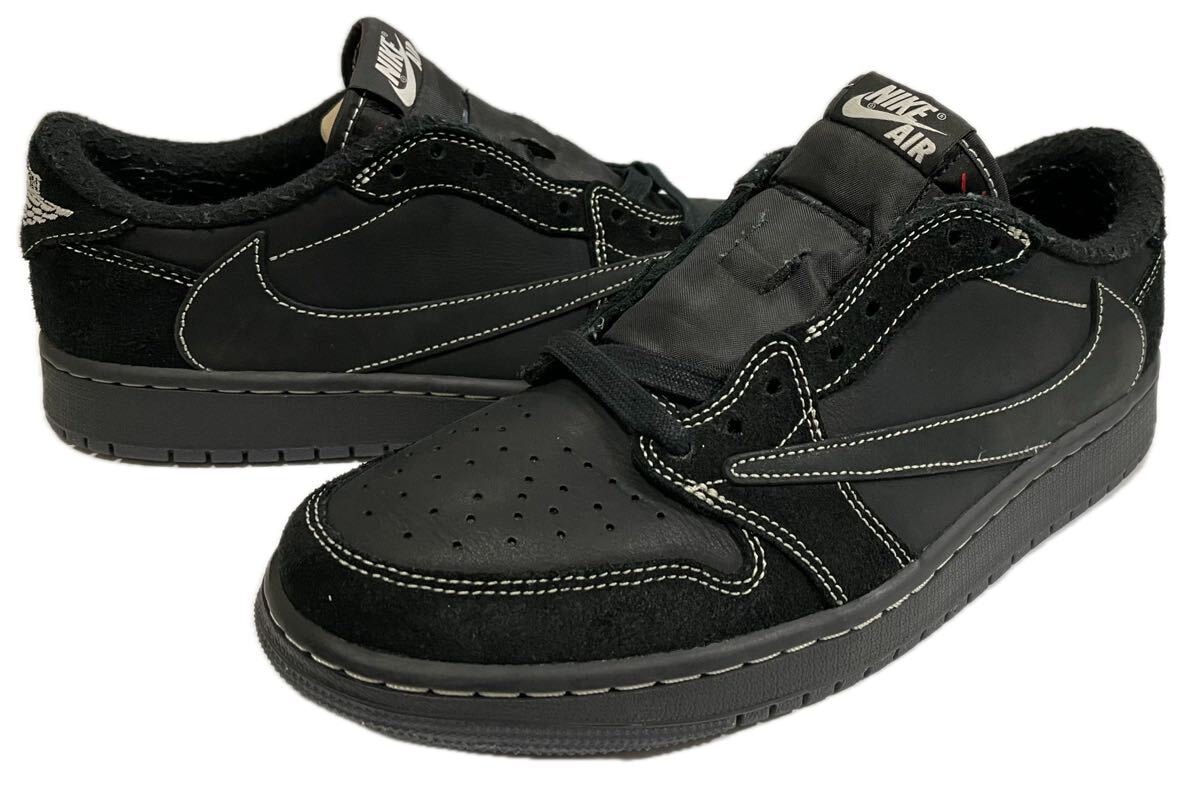 トラヴィススコット × ナイキ エアジョーダン1 ロー OG SP "ブラック ファントム"