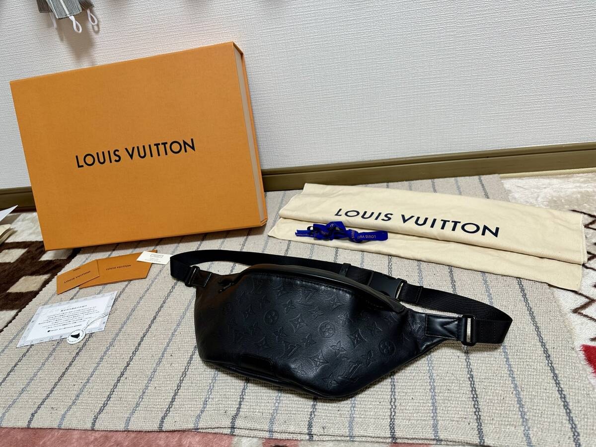 ★超美品★ LOUIS VUITTON モノグラムシャドウ ディスカバリーバムバッグ M44388 NOIR ルイヴィトン ボディバッグ