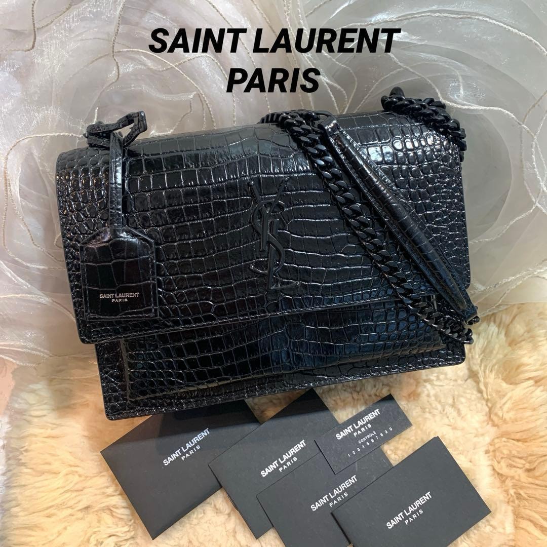 ☆超美品☆SAINT LAURENT PARIS サンセット チェーンショルダー