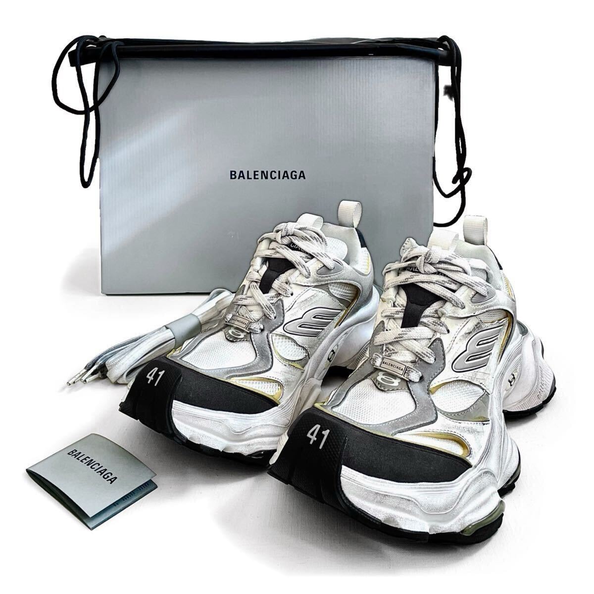 C (やや傷や汚れあり)】186005 BALENCIAGA バレンシアガ スニーカー 