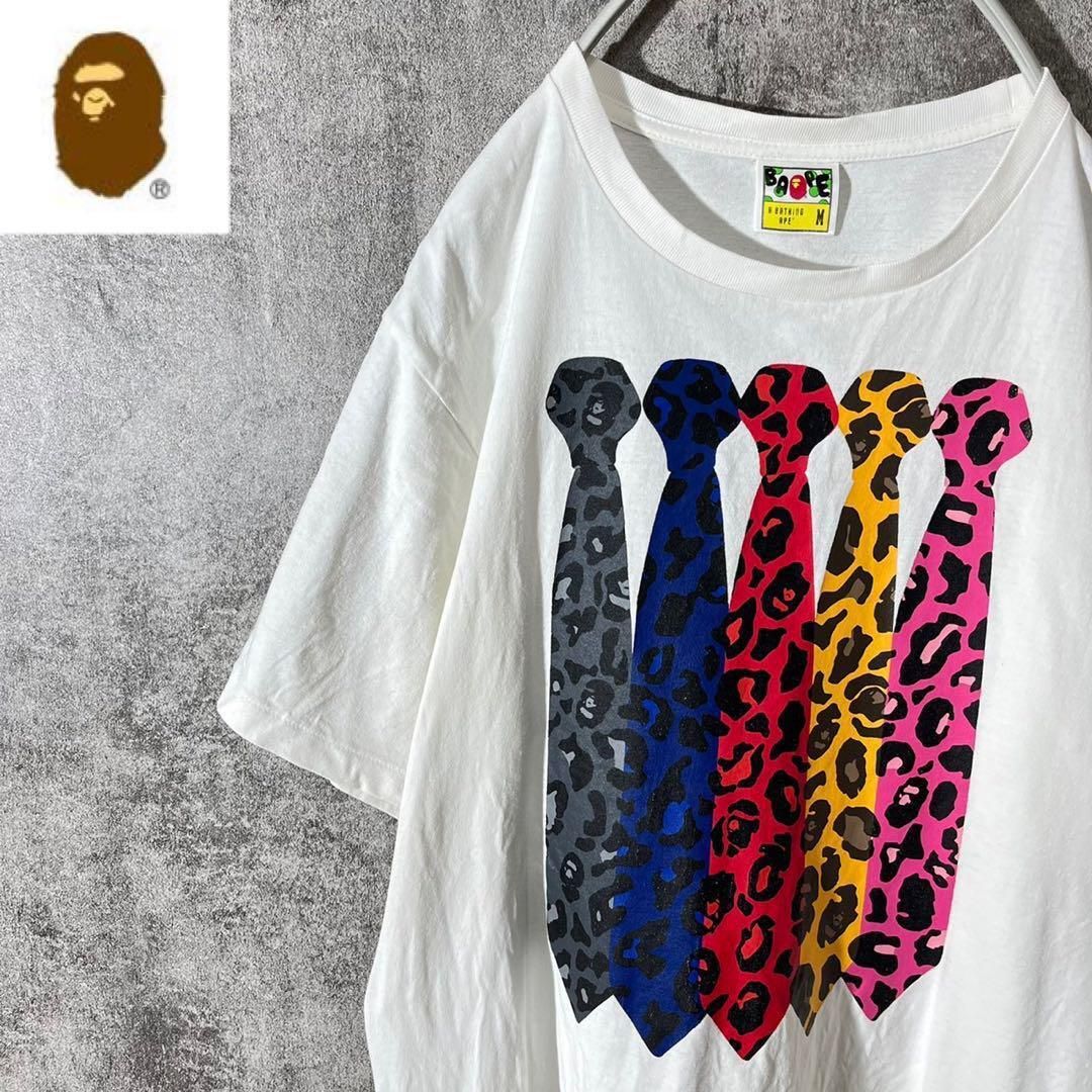 [大人気]　アベイシングエイプ　Tシャツ　ビックプリント◎　存在感◎　ネクタイ