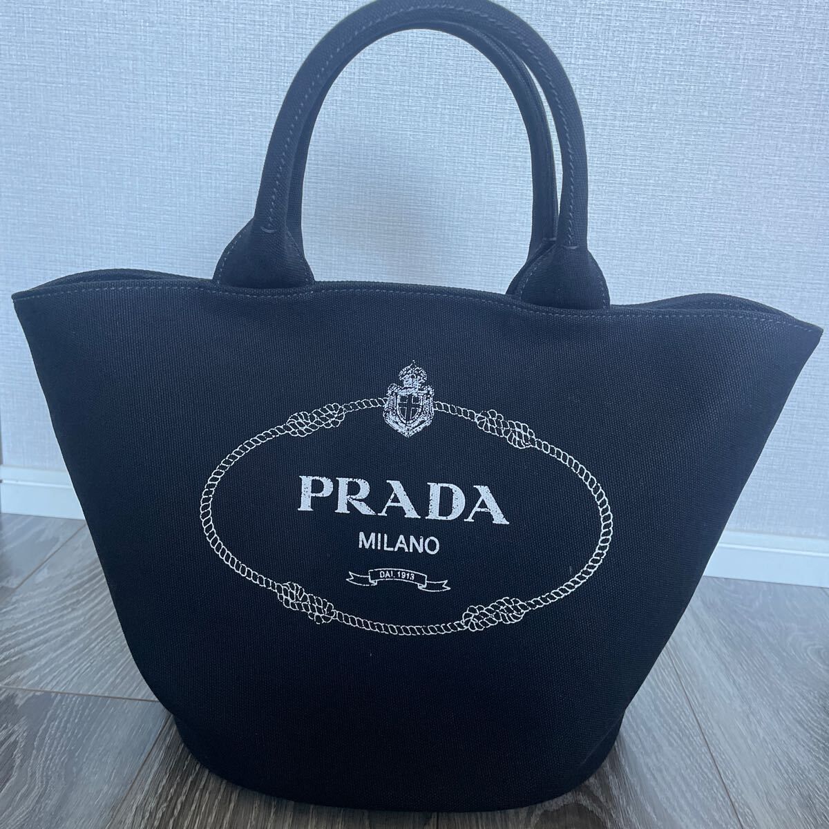 PRADA トートバッグ CANAPA カナパ ブラック ショルダーバッグ プラダ