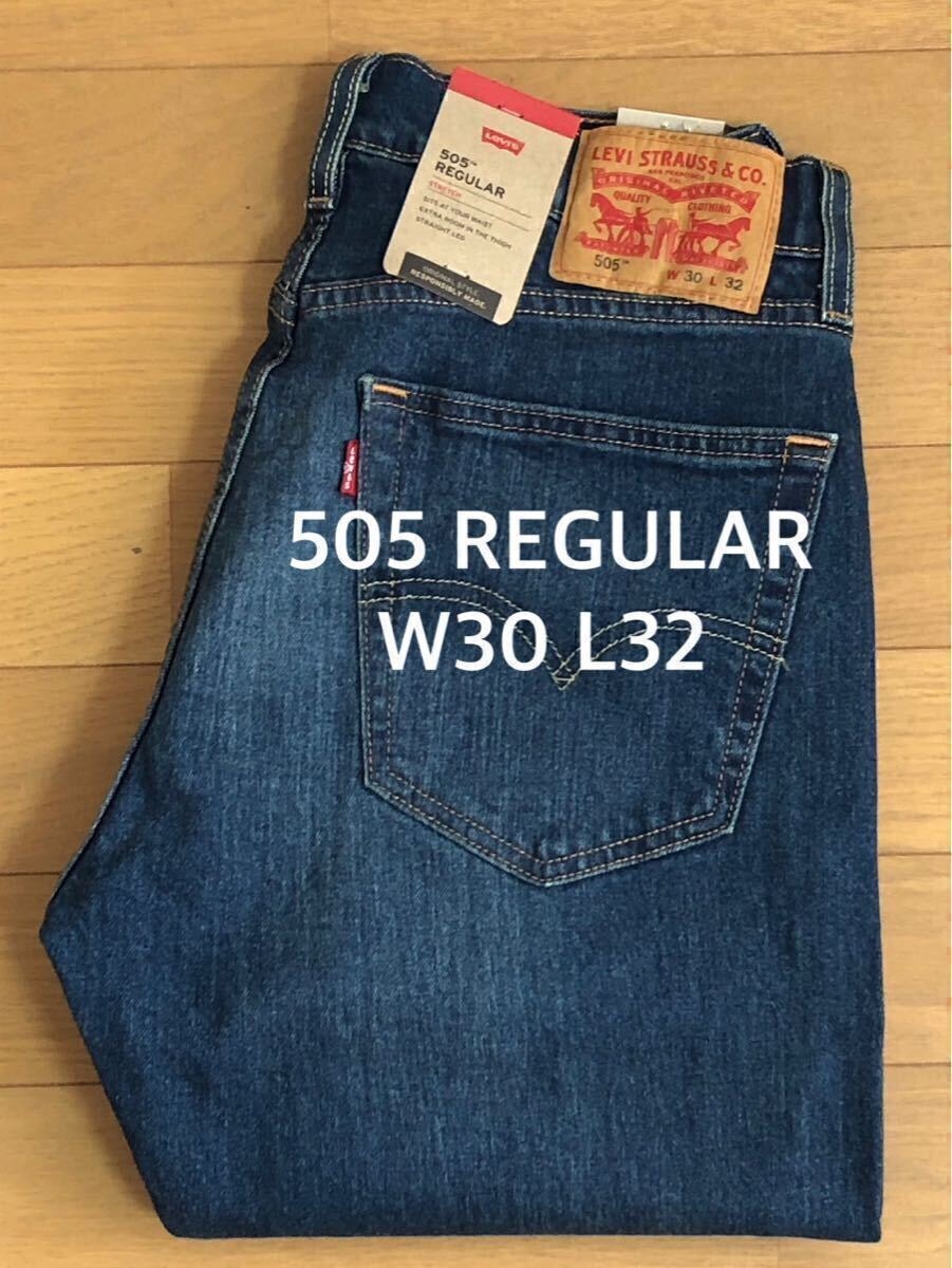 Levi's 505 REGULAR FIT CANYON DARK W30 L32