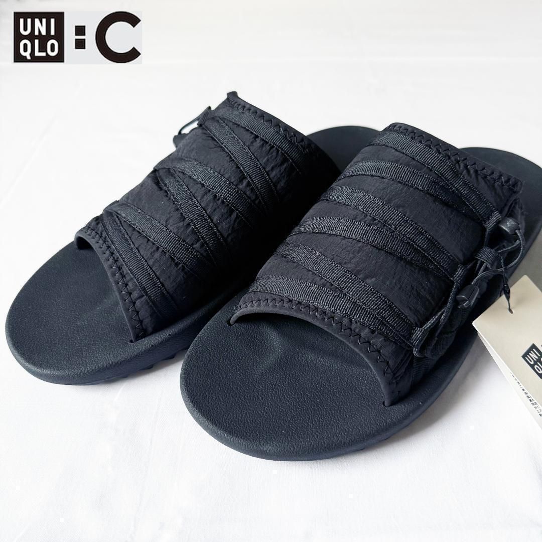 ユニクロC スライドサンダル　ブラック　XXL　UNIQLO C