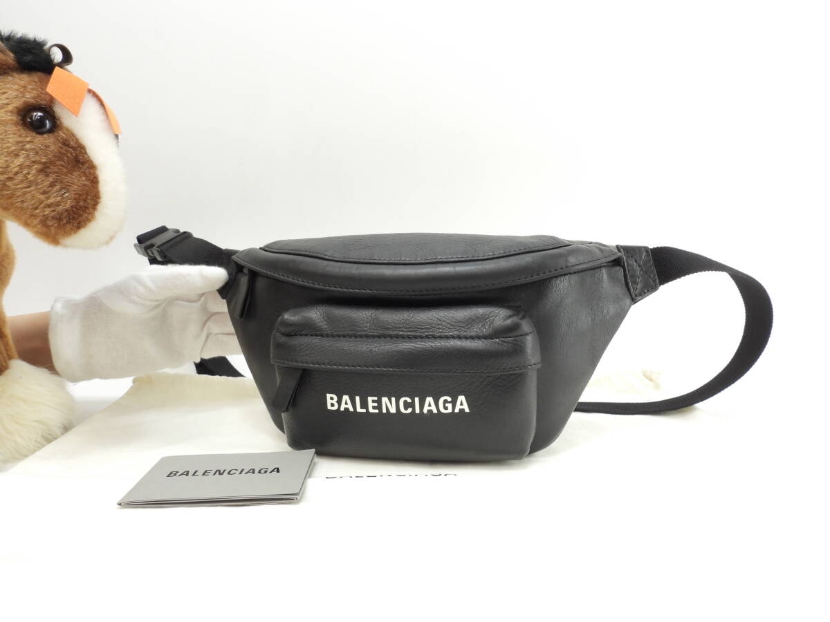 バレンシアガ BALENCIAGA BBロゴ ショルダーバッグ バッグ レザー レディース ブラック系 501681 【中古】 BALENCIAGA - バレンシアガ BALENCIAGA BBロゴ ショルダーバッグ